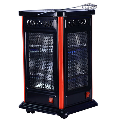 CONDERE Electric Heater ZR-2203, 10 Quartz Tubes, 5-Face Space Heater, Portable Electric Heater for Indoor Use, Room, Office, Bedroom