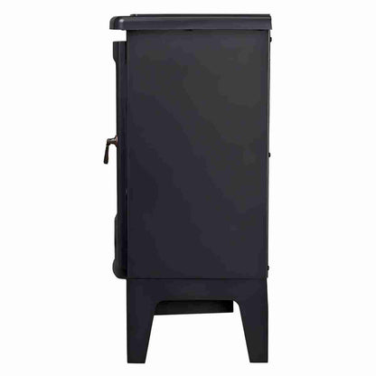 CONDERE Electric Heater ZR-8001, Freestanding Space Heater with Real Log Flame Effect, Adjustable Flame Brightness, 2 Heat Settings (900W/1800W), Ideal for Large Rooms, Bedroom, and Office