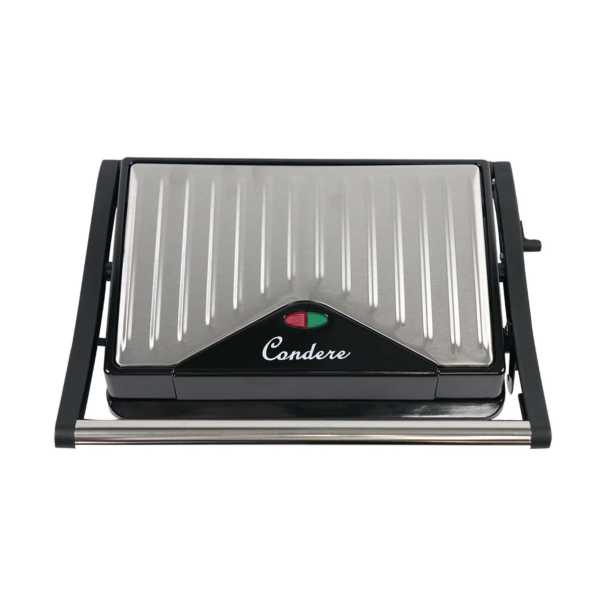 Condere Mini Contact Grill ZS-2432 – Indoor Electric Grill, Panini Press, Electric Grill for Kitchen, Small Indoor Grill for Grilled Cheese