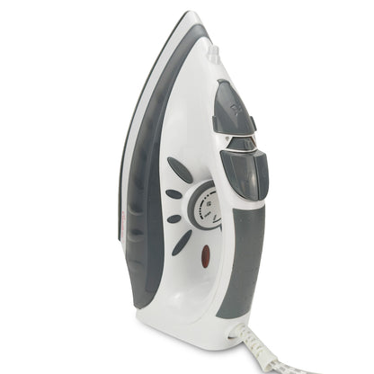 Compact Steam Iron for Clothes with Non-Stick Soleplate, 250ML Water Tank, Self-Cleaning, 1600W-2200W, steam iron with Burst & Vertical Steam for Home and Travel Use